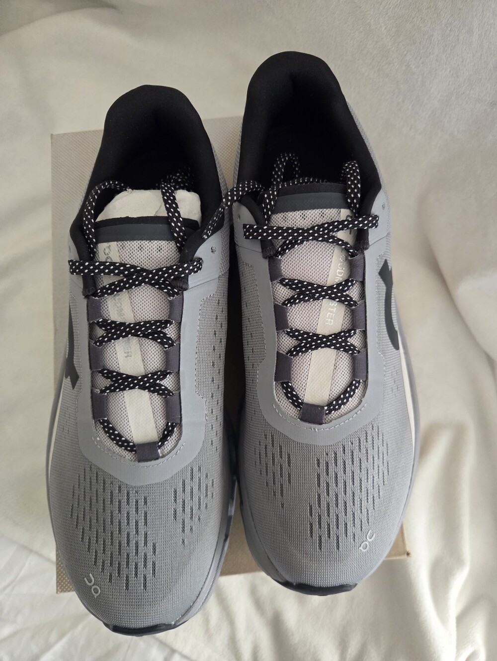 On Cloudmonster Mens Shoe Sneaker Alloy/Silver Running Size 9 NIB - Picture 6 of 8